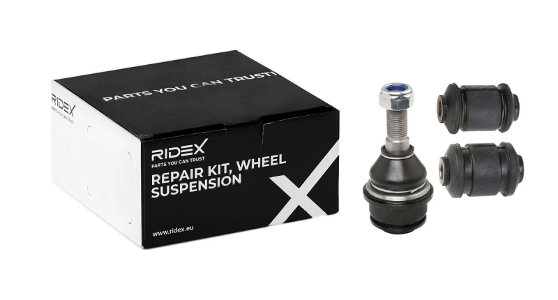 Image of RIDEX 771R0139 Repair Kit, wheel suspension Upper, with rubber mount Repair Kit,wheel suspension (771)
