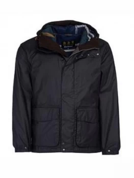 Image of Barbour Grendle Wax Jacket - Black