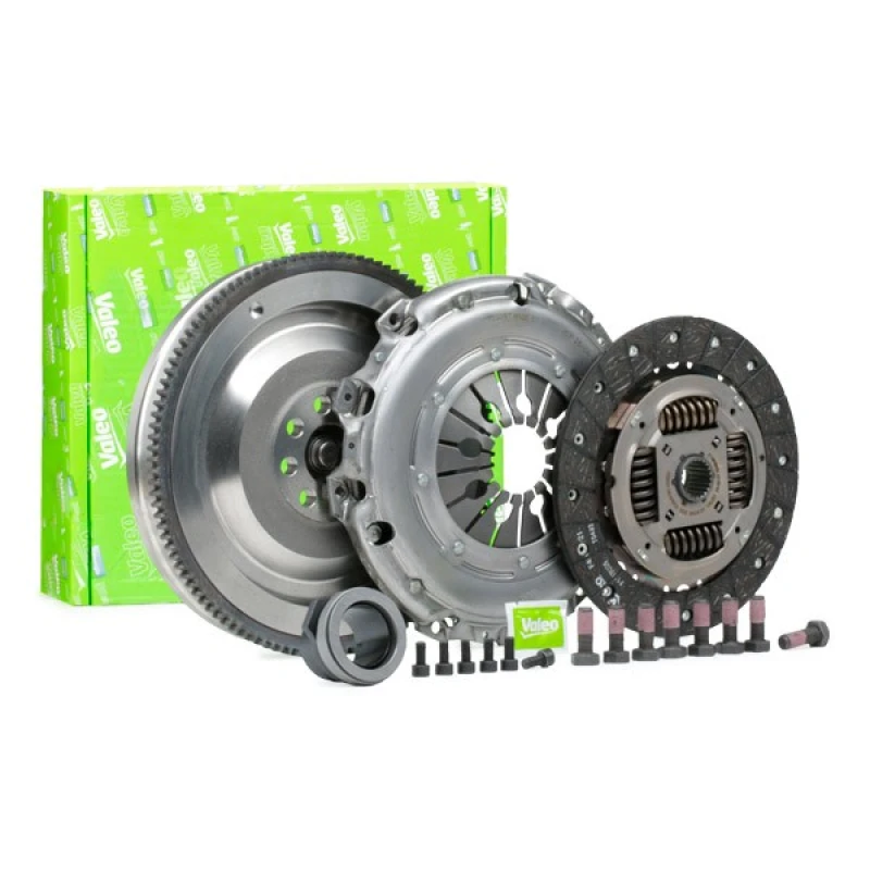 Image of VALEO 835101 Clutch with flywheel screws, with clutch release bearing, for vehicles with push type clutch Clutch Kit (479)