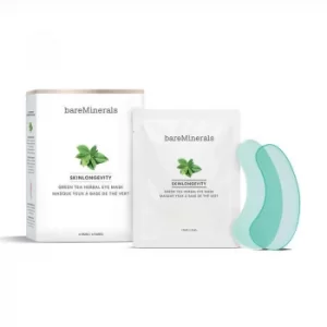 image of bareMinerals SKINLONGEVITY Green Tea Herbal Eye Mask