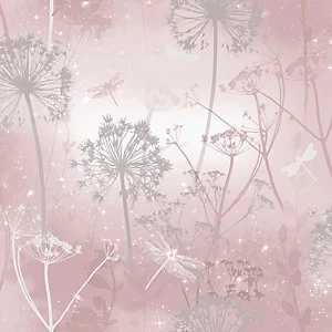 Arthouse Damselfly Blush Wallpaper 10.05m x 53cm