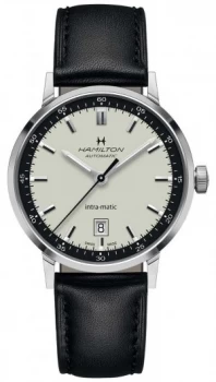 image of Hamilton American Classic Intra-Matic Automatic Black Watch