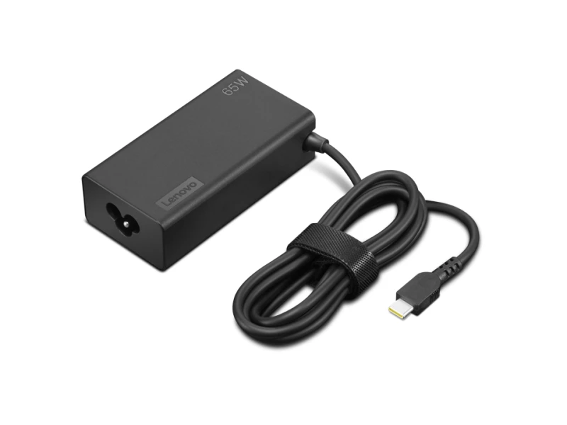 Image of Lenovo 4X21S91187 power adapter/inverter Indoor 65 W Black