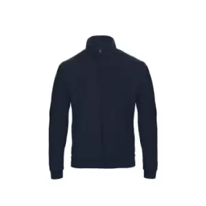 Image of B&C Adults Unisex ID.206 50/50 Full Zip Sweat Jacket (M) (Navy Blue)