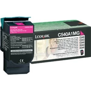 Image of Lexmark C540 Magenta Laser Toner Ink Cartridge
