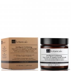 Image of Dr Botanicals Intelligent Exfoliating Tea Tree and Quartz Facial Scrub 50ml