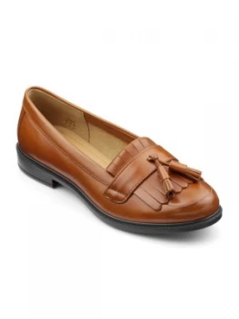 image of Hotter Hamlet Ladies Lightweight Loafer Shoe Tan