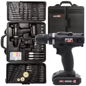 image of MYLEK 18V 151 Piece Drill Kit