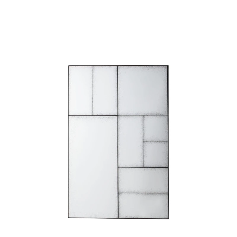 Image of Gallery Broadheath Antique Mirror, 122x81cm, Antique Black