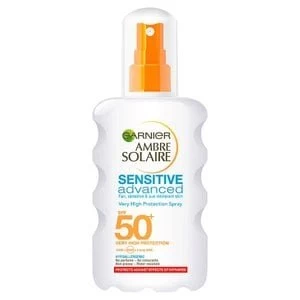 image of Ambre Solaire Sensitive Advanced Spray SPF 50+ 200ml