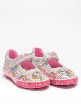 Image of Lelli Kelly Girls Abigail Dolly Shoe - Silver