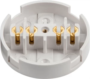 Image of Zexum 20A 4 Terminal Junction Box - White
