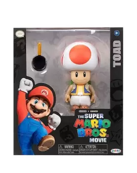 image of Super Mario Movie Toad Figure