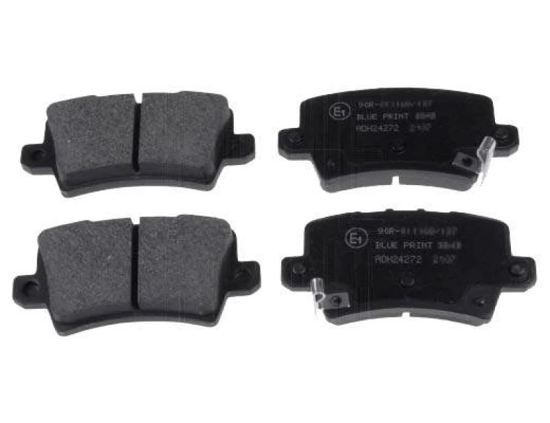 Image of Blue PRINT ADH24272 Brake pad set Rear Axle, with acoustic wear warning Brake Pad Set,disc brake (402)