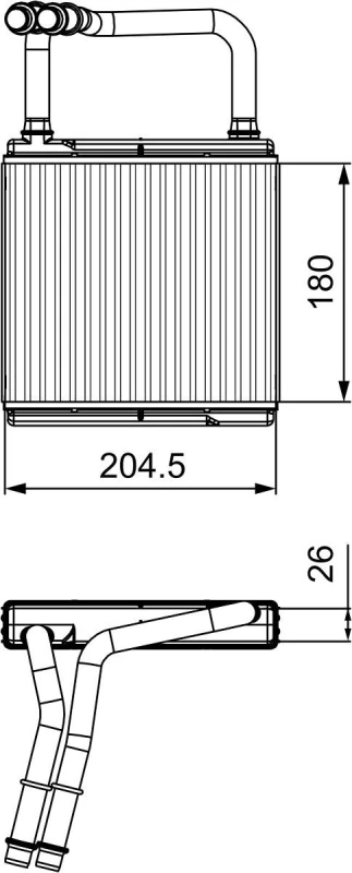 Image of Heater matrix VALEO 811526