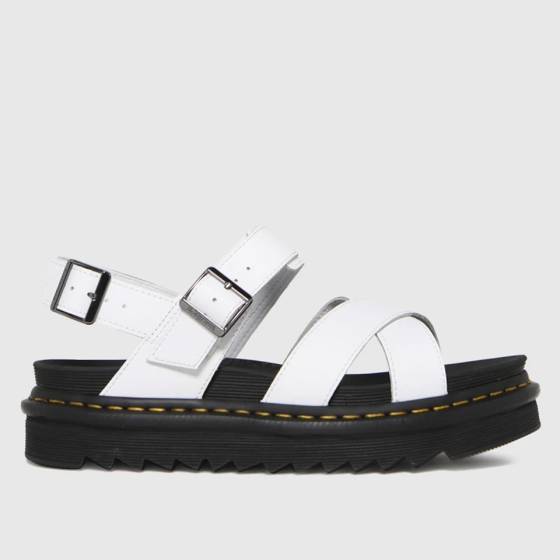 Image of Dr. Martens Voss II Sandals in White White UK 7 (EU 41)