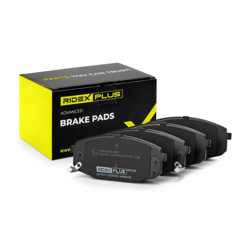 Image of RIDEX PLUS Brake pad set RIDEX PLUS 402B0076P