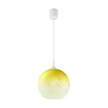Image of Lamkur Lighting - Dome Pendants Yellow, 1x E27
