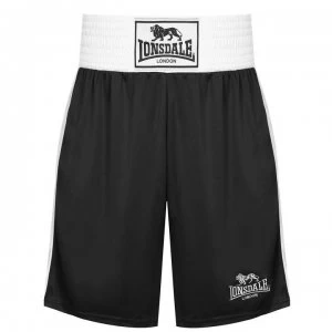Image of Lonsdale Box Short Mens - Black/White