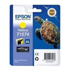 Image of Epson Turtle T1574 Yellow Ink Cartridge