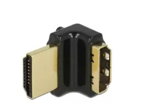 Image of DeLOCK HDMI-A/HDMI-A, F/M, 90° Black