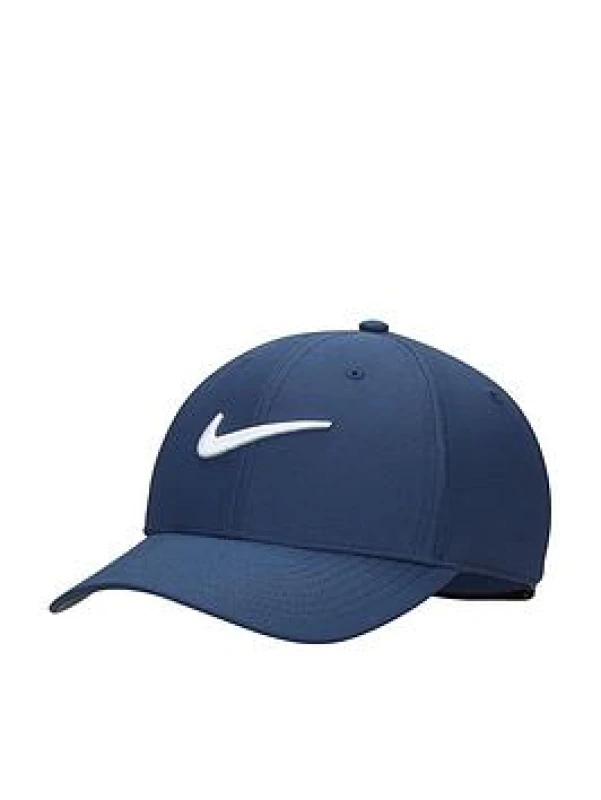 Image of Nike Dri-FIT Club Structured Swoosh Cap - Blue Male M - L