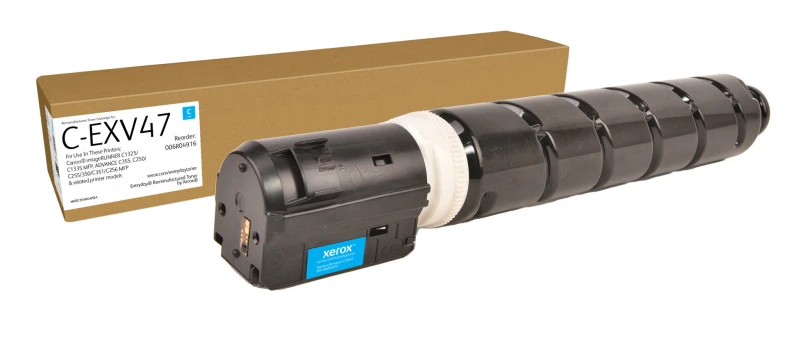Image of Xerox Everyday Cyan Remanufactured Toner by Xerox compatible with Canon C-EXV47 (8517B002), Standard capacity 006R04916