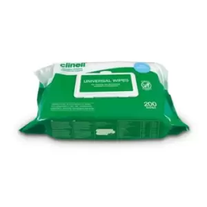 image of Clinell Universal Wipes Pack of 200