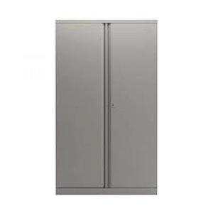 image of Bisley 2 Door 1570mm Cupboard Empty Goose Grey KF78712