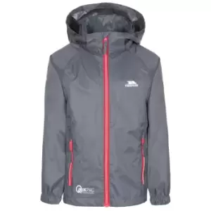 Image of Trespass Childrens/Kids Qikpac X Unisex Packaway Jacket (9/10 Years) (Flint)