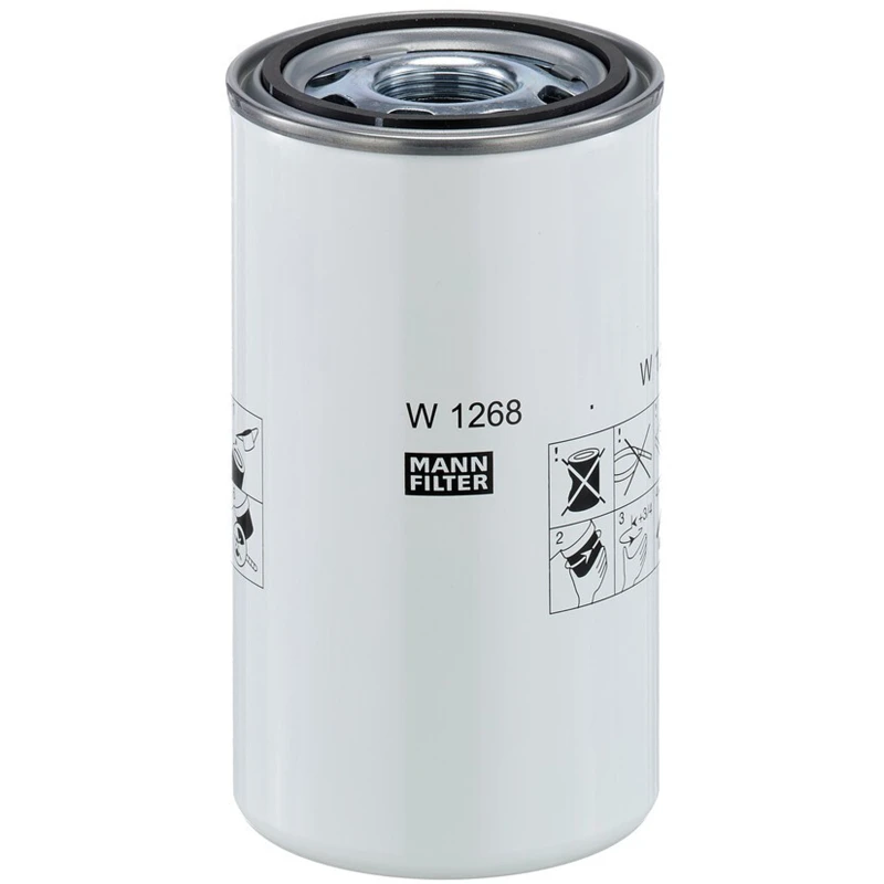 Image of MANN-FILTER W 1268 Filter, operating hydraulics Filter,operating hydraulics (536)