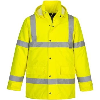 Image of S460 - Yellow Sz 4XL Hi-Vis Traffic Jacket Coat Reflective Visibility - Portwest