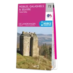 Image of Map of Peebles, Galashiels & Selkirk