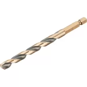 Image of DEWALT Black and Gold Hex Impact HSS Drill Bit 7.5mm Pack of 1