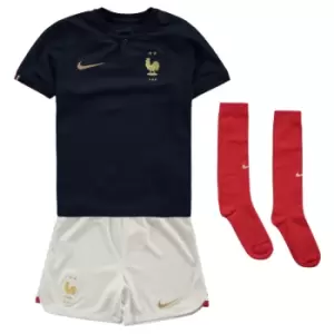 image of 2022-2023 France Home Little Boys Mini Kit