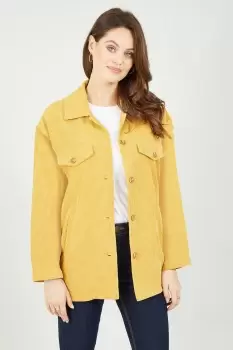 Image of Mustard Cord Shacket