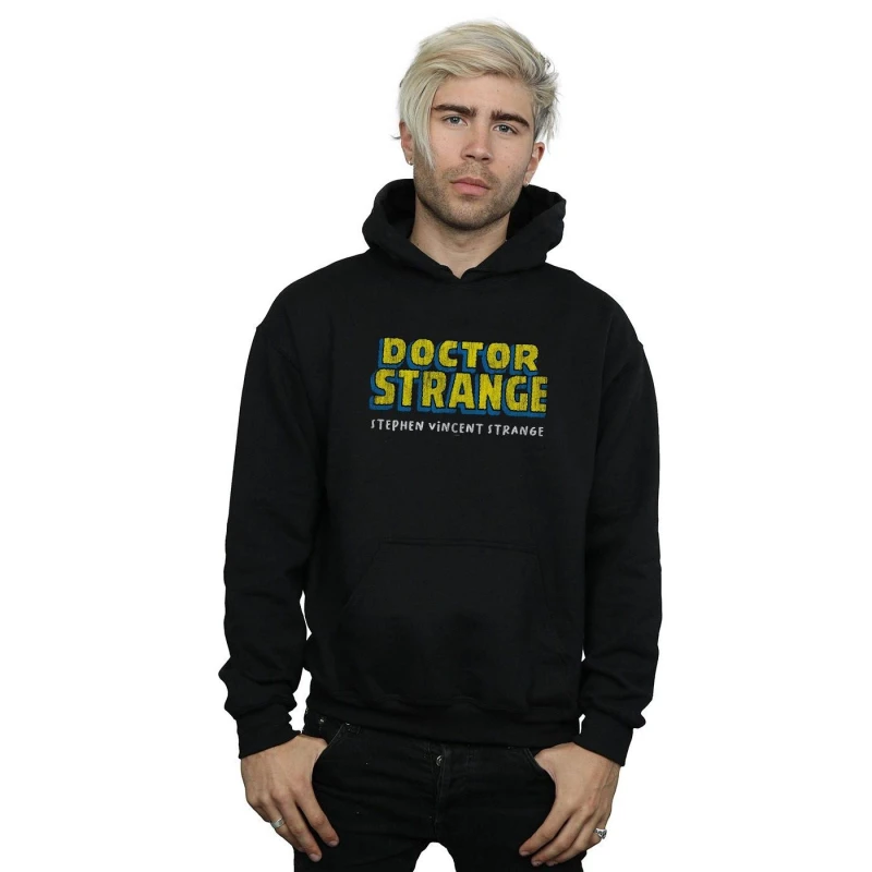 Image of Marvel Marvel Men Doctor Strange AKA Stephen Vincent Strange Hoodie in Black Size: Small Black S Male 5059114856961