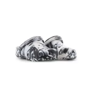 Image of Crocs White Black Classic Marbled Clog