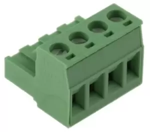 Image of Phoenix Contact 1757035 Terminal Block, Pluggable, 4Pos, 12Awg
