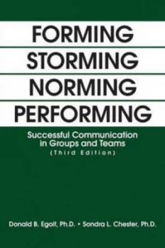 Image of Forming Storming Norming Performing by Donald B Egolf Paperback