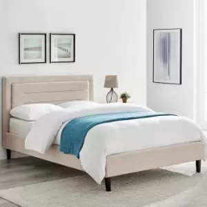 Image of Picasso Fabric Bed Frame Mink