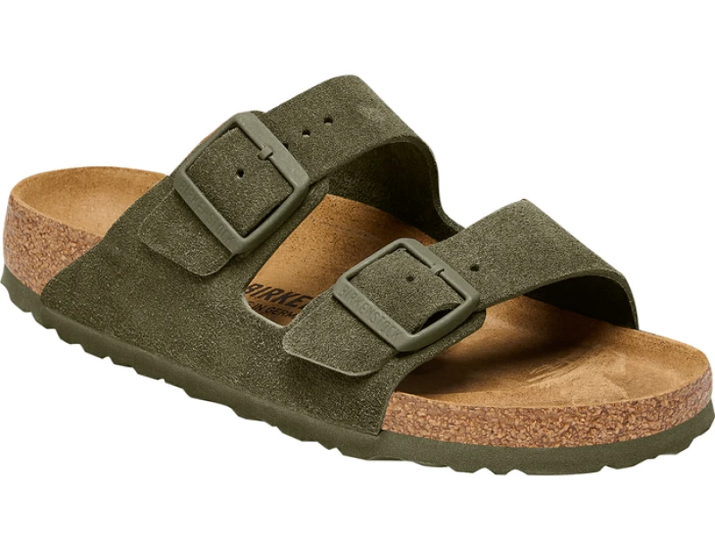 Image of Birkenstock Arizona Suede Leather Green 37