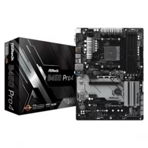 Image of ASRock B450 Pro4 AMD Socket AM4 Motherboard