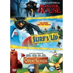 Image of Monster House / Surfs Up / Open Season DVD