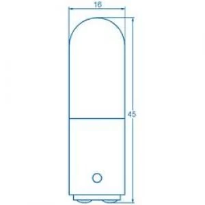 image of Barthelme 00100029 Filament Bulb 220 260 V 6 10 W Clear