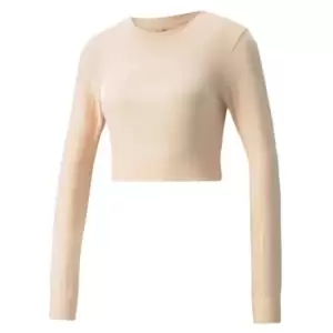 image of Puma EvoKnit Long Sleeve Top Womens - Orange