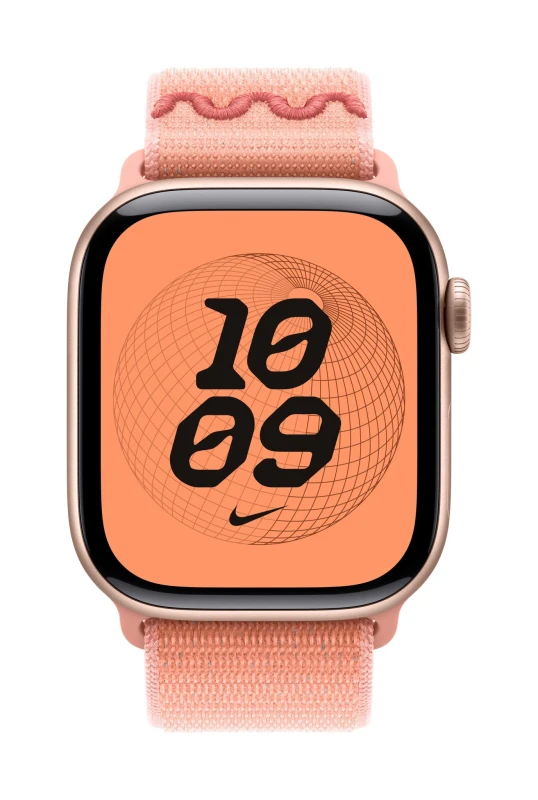 Image of Apple Nike Sport Loop Band Pink Nylon, Recycled polyester, Spandex MGD04ZM/A