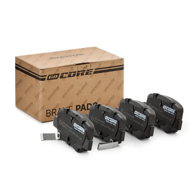 Image of goCORE GCD020361 Brake pad set Rear Axle, with acoustic wear warning Brake Pad Set,disc brake (402)