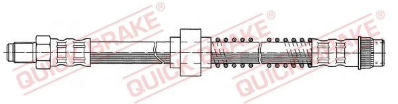 Image of QUICK BRAKE Brake hose QUICK BRAKE 32.990