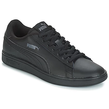 Puma SMASH mens Shoes Trainers in Black,10,10.5